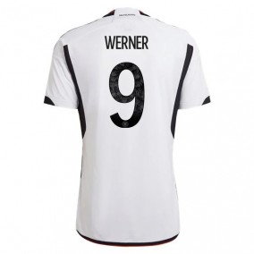Tyskland Timo Werner 9 2023/2024 Hemma Fotbollströjor Kortärmad
